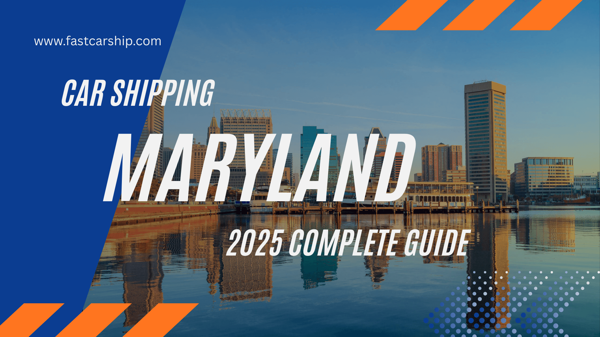 Car Shipping Maryland: 2025 Complete Guide
