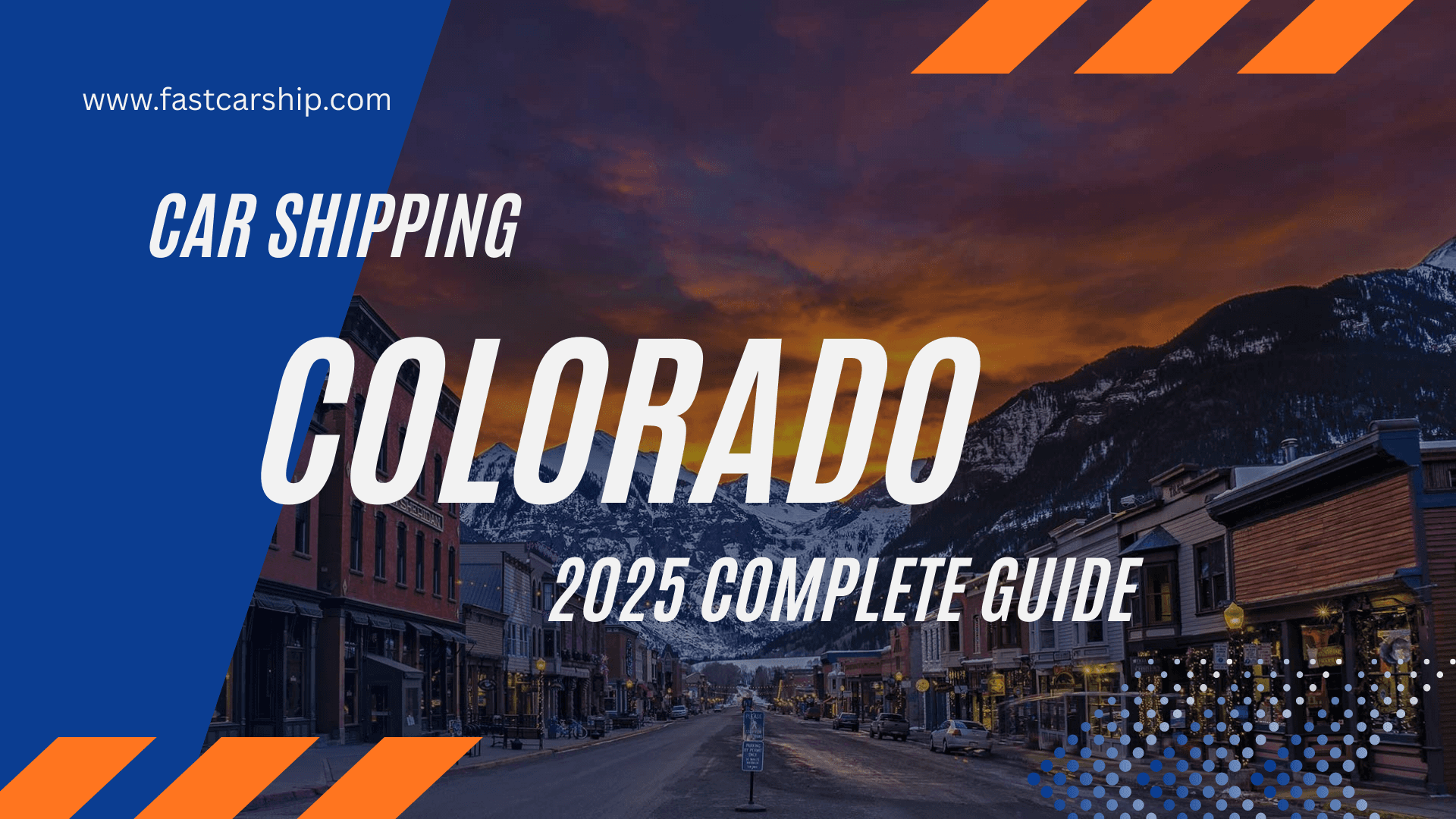 Car Shipping Colorado: 2025 Complete Guide